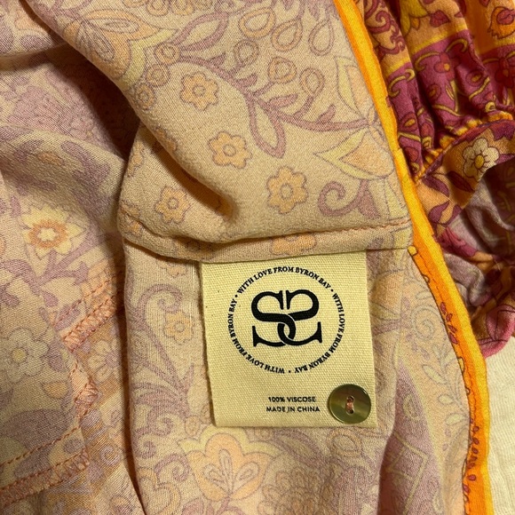 NWT Spell Village Tunic Dress in Sunrise OVERSIZED XS - Picture 9 of 10